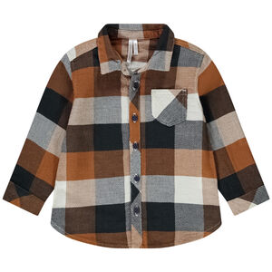 Chemise manches longues à carreaux pour bébé garçon 
