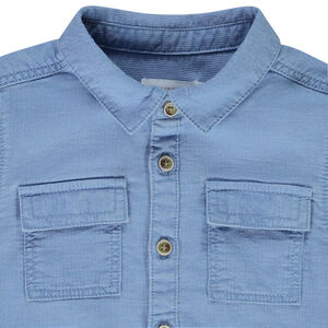 Chemise manches longues unie pour bébé garçon 