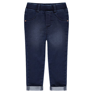 Jegging effet used avec rivets fantaisie 