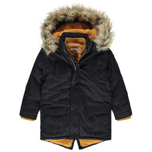 Parka 2 en 1 doublée sherpa avec blouson amovible intégré 