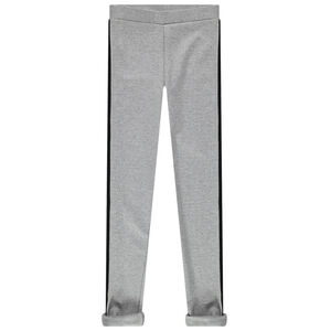 Legging en milano avec bandes contrastées sur les côtés 