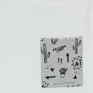 Junior - Pyjama en jersey avec imprimé cactus 