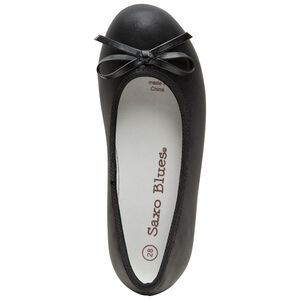 Ballerines noires avec noeud 