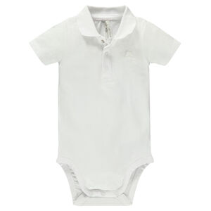 Body manches courtes col polo  