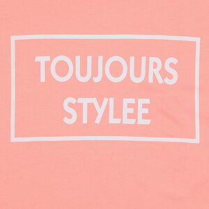 Junior - Tee-shirt manches courtes forme boîte avec print fantaisie 