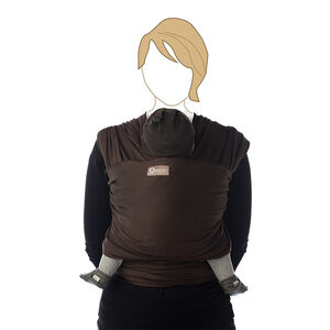 Echarpe de portage Tricot-Slen organic - Marron 