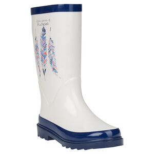 Bottes de pluie avec print plumes 
