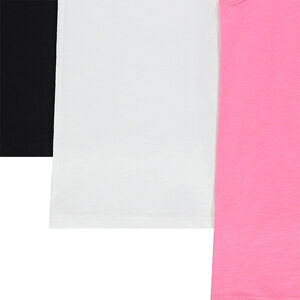 Lot de 3 débardeurs unis en jersey 