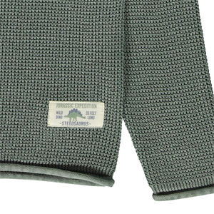 Pull en tricot fantaisie uni garçon 