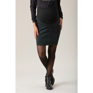 Jupe de grossesse imprimée all-over à bandeau haut 