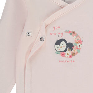 Lot de 7 bodies en jersey print fantaisie pour bébé fille 