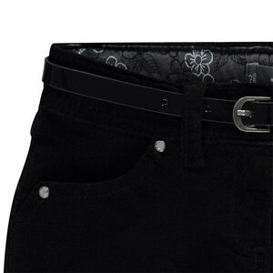 Short en velours avec ceinture amovible 