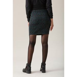 Jupe de grossesse imprimée all-over à bandeau haut 