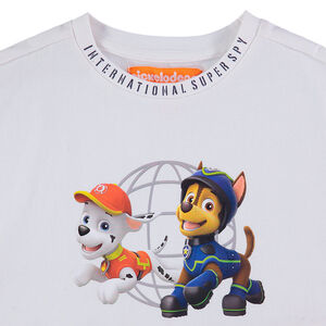 Tee-shirt manches longues print Chase et Marcus Nickelodeon™ Pat Patrouille 