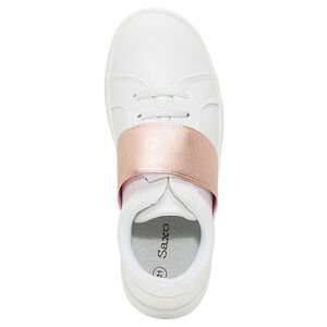 Baskets basses avec empiècement élastiqué rose gold du 28 au 35 