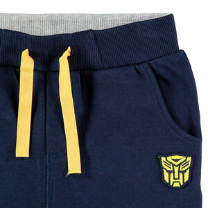 Pantalon de jogging uni en molleton avec badge Transformers 