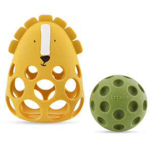 Hochet sensoriel en silicone Mr. Lion 