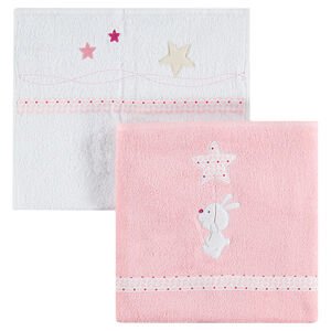 Set de 2 serviettes de bain brodées 