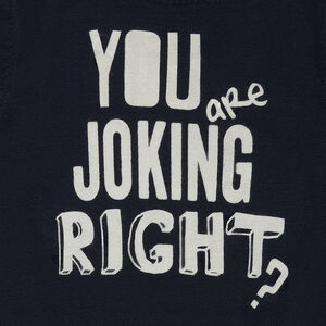 Junior - Pull en tricot avec message printé 