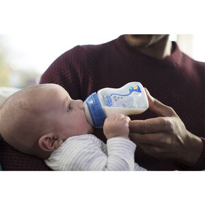 Biberon Closer to Nature 340ml - Déco bleu 