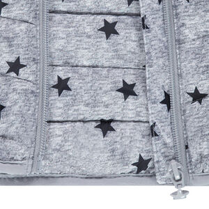 Doudoune light* imperméable à capuche avec sac de rangement printé 