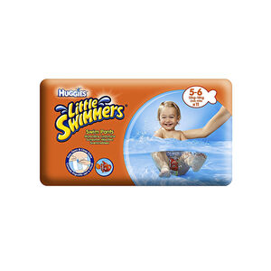 Set de 11 couches de natation jetables Little Swimmers Taille 5/6 - Orange 
