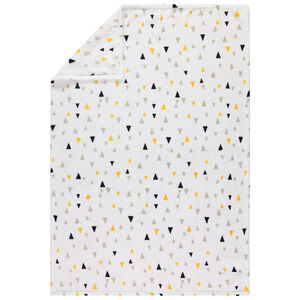 Couverture en sherpa à triangles all-over 