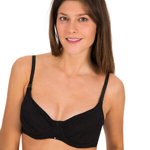 Soutien-gorge d'allaitement moulé effet dentelle  
