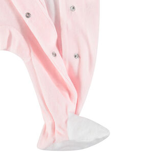 Dors-bien en velours motif nuage 
