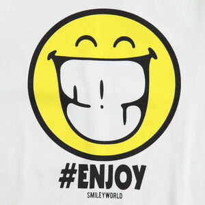 Junior - Tee-shirt manches courtes en jersey avec print Smiley 