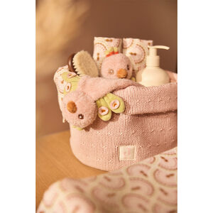 Panier de rangement soins Sprinkle Knit Silk Rose 