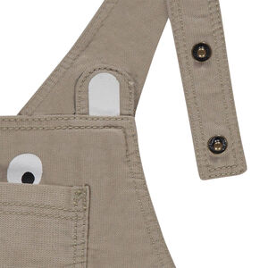 Salopette en coton fantaisie avec détails printés 