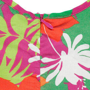 Junior - Tunique sans manches imprimé fleurs 