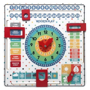 Calendrier en bois 3ans+ 