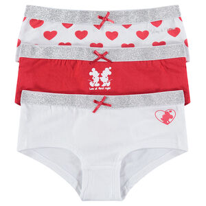 Lot de 3 shorties en coton avec print Mickey & Minnie Disney 