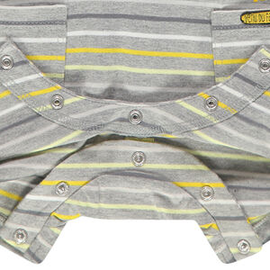 Combinaison sans manches en jersey rayée 