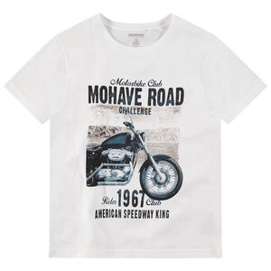 Junior - Tee-shirt manches courtes avec guitare printée 