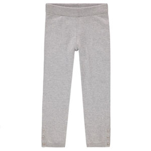 Legging en tricot avec boutons fantaisie 