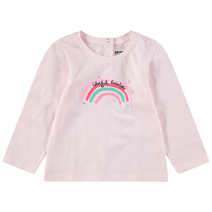 T-shirt manches longues en jersey avec print fantaisie  