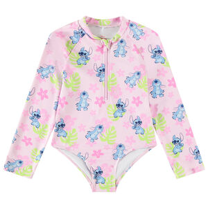 Maillot de bain 1 pièce anti-UV SPF 50+ imprimé Stitch Disney fille 
