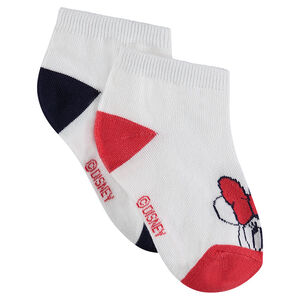 Lot de 2 paires de chaussettes courtes Disney motif Minnie 