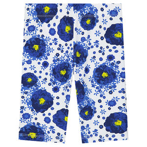 Legging mi-mollet imprimé fleurs 