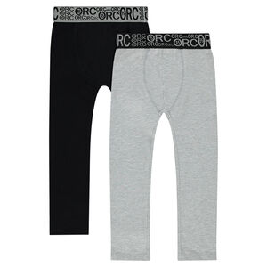 Lot de 2 caleçons en jersey unis 