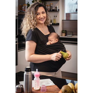 T-shirt Porte-bébé Femme Taille S Noir 