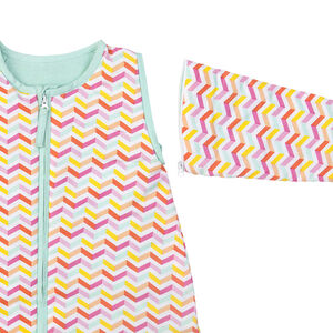 Turbulette à manches amovibles avec imprimé graphique 