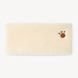 Snood uni effet moutonné doublé en micropolaire pour bébé 