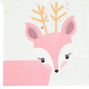 Sous-pull en jersey à col roulé avec motif printé sur le devant 