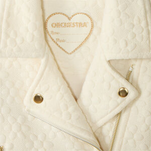 Veste en molleton doublée velours bébé fille 