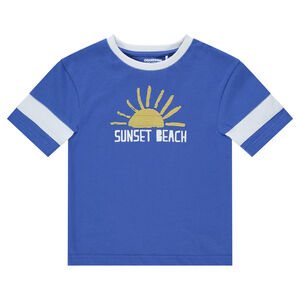 Tee-shirt manches longues en jersey avec soleil printé 