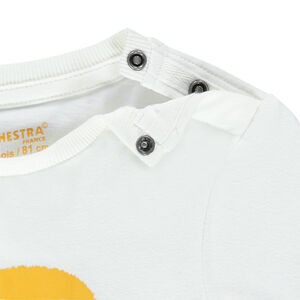 Tee-shirt manches longues en jersey avec motif fantaisie printé 